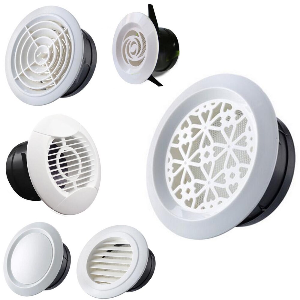 ?75mm     ǻ Ʈ Ŀ 긣  ȯǳ ΰ ȣ ׸/ 75mm Air Extract Valve Round Diffuser Duct Cover Louvre Air Vent Ventilator Grille